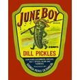 thumbnail image 4 of Retrolabel 20x24 Black Modern Wood Framed Wall Art Titled - June Boy Dill Pickles, 4 of 6