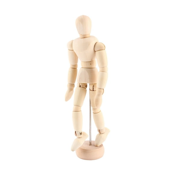 Art Class Wooden Figure Male Art Mannequin Figure Drawing Figure Manikin Mannequin Wood Movable Model Display Crafts