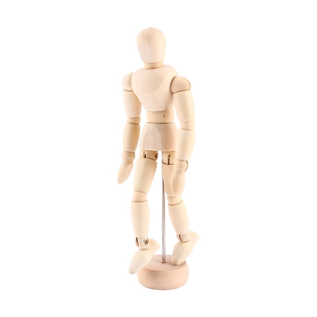 Maniquí de madera, clase de arte, dibujo de figuras de madera, maniquí de arte, hombre de madera articulado, rendimiento lleno de energía