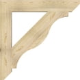 thumbnail image 3 of Ekena Millwork 6"W x 42"D x 42"H Funston Slat Rough Sawn Bracket, Douglas Fir, 3 of 4