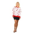 thumbnail image 4 of SOCAL LOOK Women Valentine Heart Sweater - Cute Casual Acrylic Pullover, Perfect for Valentine's Day, 4 of 7