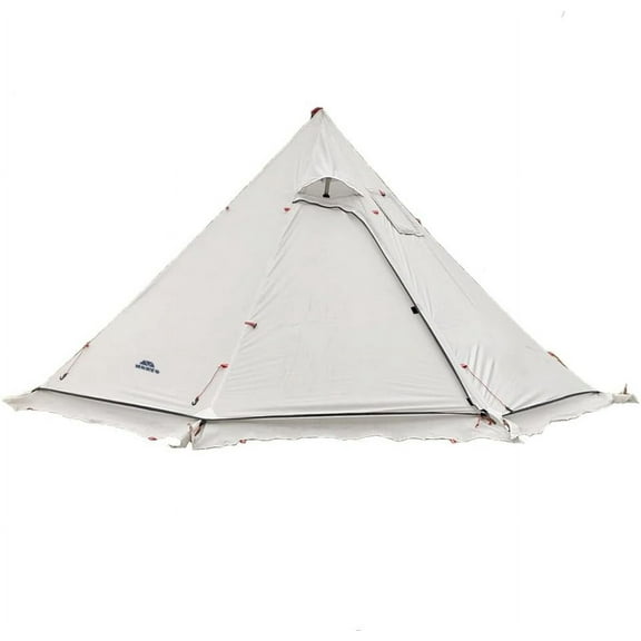 Tipi Hot Tent with Fire Retardant Stove Jack for Flue Pipes, 2~3 Person, Lightweight, Teepee Tents for Family Team Outdoor Backpacking Camping Hiking