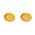 thumbnail image 4 of Billuyoard Flor Bandeja Planta Platillo Decoraciones Antideslizante Amarillo 2Conjunto, 4 of 6