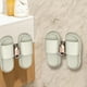 thumbnail image 5 of pstuiky Estante para zapatillas de baño sin perforaciones estante de almacenamiento para baño estante para zapatos estante para colgar en la pared del inodoro gancho de drenaje, 5 of 6