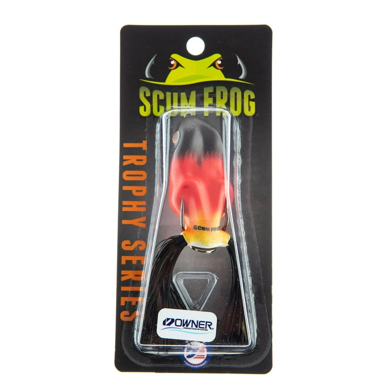 Scum Frog 1/2 oz Painted Trophy Series, Chili Pepper, Top Water