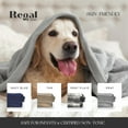 thumbnail image 3 of REGAL ESTATE, Super Soft Velvet Plush Twin Size Blanket, 66"x90", Navy Blue, 3 of 6