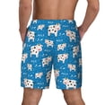thumbnail image 2 of Lsque Mens Swim Trunks Cows Milk Pattern - Bathing Suit Compression Liner - Beach Swim Shorts Swimwear - (S-3XL) - Stretch Quick Dry -, 2 of 9