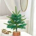 thumbnail image 6 of Mini White Christmas Tree, Snow Flocked Mini Tabletop Pine Trees with Wooden Base,Artificial Desk Christmas Trees for Xmas Holiday Home Party Table Decorations, 6 of 6