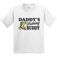 thumbnail image 3 of Inktastic Daddy's Fishing Buddy Youth T-Shirt, 3 of 5