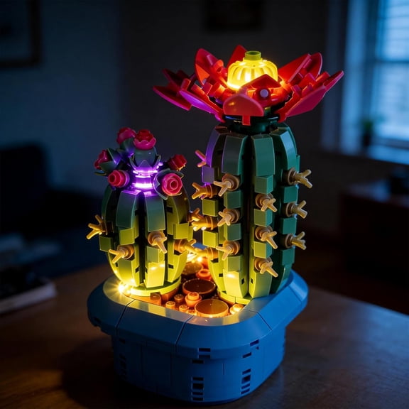 LED Light for Lego-11509 Botanicals Flowering Cactus Building Blocks Model (Building Set NOT Included)