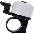 thumbnail image 2 of Mini White Bike Bell Hybrid Bike Bell Painted Bell, 2 of 4