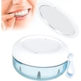 thumbnail image 2 of Étui de Bain pour Dentier Boîte de Dentier Réutilisable Support de Dentier Portable Boîte de Rangement Mini en Silicone Durable avec Trous de Ventilation Dentier Premium Étanche, 2 of 5