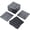 Gray, variant on 44 Pack Plastic Interlocking Deck Tiles, Outdoor Patio Flooring, 12"x12" Interlocking Decking Tile Outdoor All Weather Use, Waterproof Patio Pavers for Pool Balcony Backyard Porch, Garden