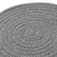 thumbnail image 4 of Manteles individuales para de comedor Alfombrilla de para servir de cocina, 9 "de diámetro, gris Sunnimix Mantel individual redondo trenzado de algodón, 4 of 6