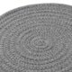 thumbnail image 4 of Manteles individuales para de comedor Alfombrilla de para servir de cocina, 9 "de diámetro, gris Sunnimix Mantel individual redondo trenzado de algodón, 4 of 6