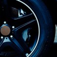 thumbnail image 4 of WRITWAA 4Pcs ABS Car Tire Hub Covers in Coffee Offering Sleek Design and Practical Use, 4 of 4