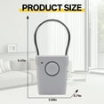thumbnail image 2 of GJX ABS Home Security, Easily Hangs on Door Knobs Or Windows, Seamless and Immediate Window Alarms, For Tool-Free Easy Installation 0.27 x 0.07 x 5.47 in Motion Sensor, White, 2 of 7