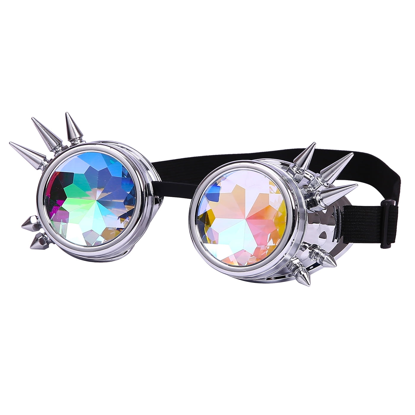 HOT Many Type Steampunk Goggles Halloween Cosplay Rave Party Glasses Rainbow Len