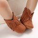 thumbnail image 5 of Zapatos de cuna Zapatos de bebé para niña Cremallera lateral infantil Suela de algodón Sólido, 5 of 5