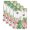 Pink, Green, White, variant on Pink Flamingo Kitchen Towels Set of 4, Summer Tropical Palm Leaves Floral Butterfly Absorbent Dish Towels for Kitchen, Microfiber Hand Towel, Quick Drying Tea Towel for Cleaning Decorative Dishcloths