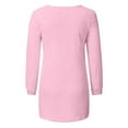 thumbnail image 4 of Harpily Women's Fashionable Long Sleeve Pullovers Loose Fuzzy Jumper Sweater Pink S, 4 of 7