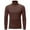 27#-Coffee, variant on JULMCOMO Turtle Neck Shirt Men Longsleeve Fall Knitted Fleece Mock Pullover Tops Basic Designed Lightweight Slim Fit Casual Sweaters Dark Gray XL