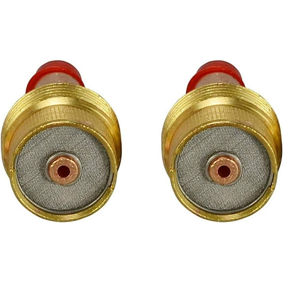 TIG Gas Lens Collet Bodies Large Diameter 45V64S (3/32“ & 2.4mm Orifice) Fit SR WP 9 20 25 TIG Welding Torch 2pk