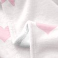 thumbnail image 4 of Pink Bow Flannel Fleece Blanket,Princess Style Bowknot Love Hearts Girly Fairy Bed Super Soft Blanket Teens,Initial Letter O Chic Romantic Decor,40"x50", 4 of 6