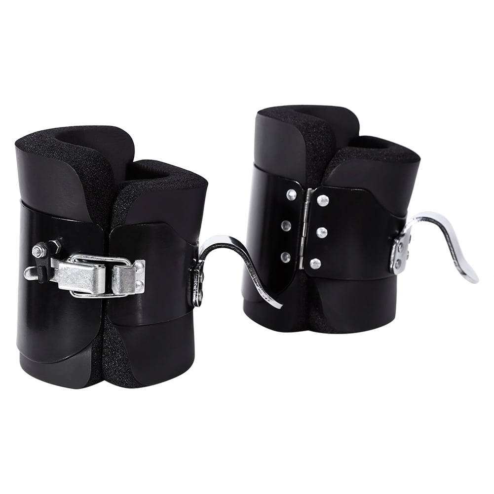 1 Pair Black Anti Gravity Boots Inversion Therapy Hang Up Boots For Fitness Exercise by