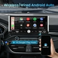 thumbnail image 3 of Woudy Single Din Car Stereo with Wireless Apple Carplay Android Auto, 6.9" Touch Screen Car Stereo with Bluetooth Mirror Link, GPS Navigation FM, 3 of 7