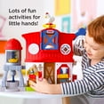 thumbnail image 4 of Little People Caring For Animals Farm Playset with Farmer Jed Figure, 4 of 12