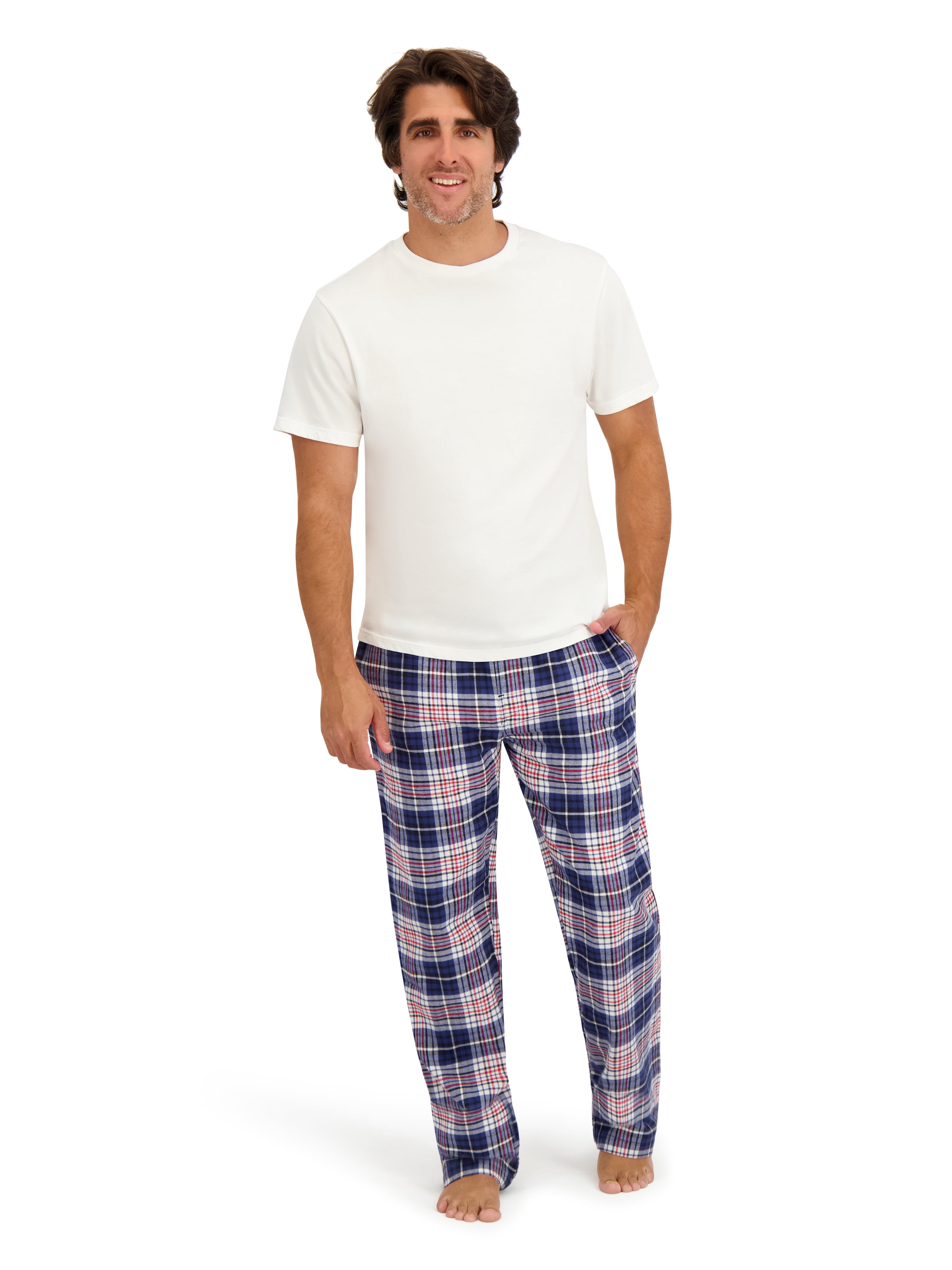 Hanes Men's 2pk Ultrasoft Flannel Sleep Pants, Sizes S-XL