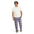 thumbnail image 6 of Hanes Men's 2pk Ultrasoft Flannel Sleep Pants, Sizes S-XL, 6 of 9
