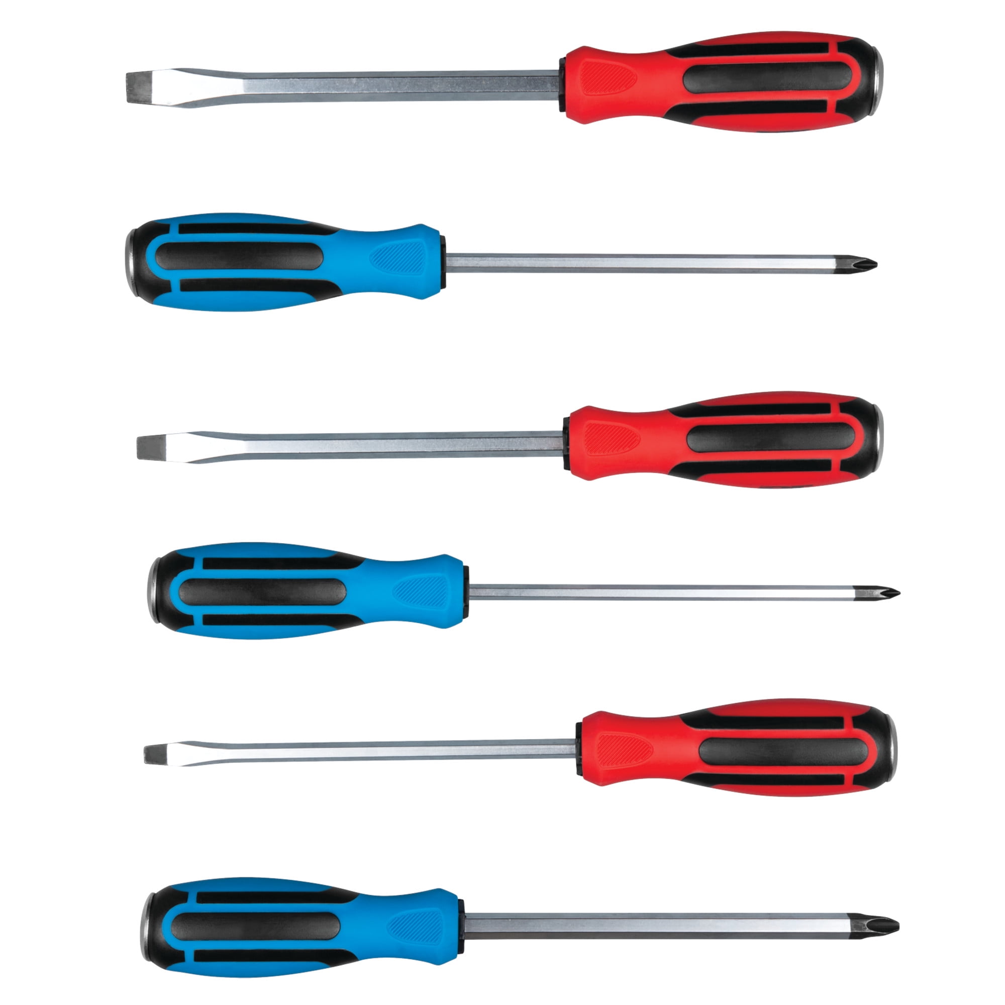 Performance Tool W1740 6Pc Go-Thru Screwdriver Set