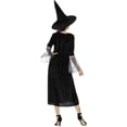 thumbnail image 6 of Halloween Witch Costume for Women, Halloween Gothic Witch Dresses for Fancy Dress Party Silver S, 6 of 8