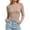 Greige, variant on Tight Long Sleeve Shirts for Women Basic Mock Neck Top Thermal Shirts Women Fleece Lined Long Sleeve Compression Fall Winter Layering Base Layer Work Casual Undershirt Tops