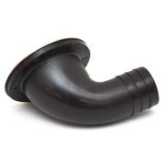 Gemlux Boat Low Profile Drain 89509 | 90 Degree 1 1/2 Inch SS Cap