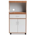 thumbnail image 4 of Bowery Hill Kitchen Cabinet in Beech Brown and White, 4 of 13