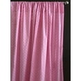 thumbnail image 2 of Cotton Curtain Polka Dots Print 58 Inch Wide / Small Dots White on Pink, 2 of 2