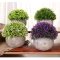 thumbnail image 4 of Artificial Flowers Mini Artificial Pots Fake Plastic Plants, 4 of 4