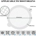 thumbnail image 2 of 72 PCS Circular Disposable Shower Drain Hair Catcher Mesh Stickers - Shower Drain Covers for Bathroom and Kitchen Sink Strainers - Bathroom Essentials, 2 of 5
