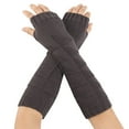 thumbnail image 1 of Winter Arm Sleeves Protective Elastic Unisex Thumb Hole Arm Warmers Arm Covers, 1 of 10