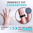 thumbnail image 5 of ThunderFit Silicone Rings for Men, Stepped Edge Rubber Wedding Bands, 5 of 5