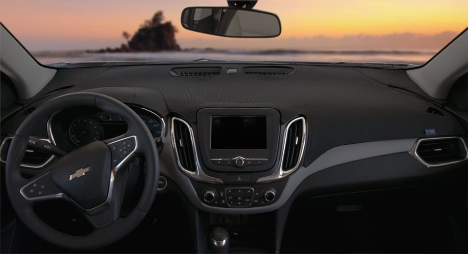 Dash Designs Dashtex Black Custom Fit Dash Cover Fits: 14-21 Jeep Cherokee With Center Hatch