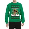 thumbnail image 2 of Wild Bobby Feliz Navidad Dancing Gingerbread Man Unisex Sweater | Holiday Crewneck Sweatshirt, 2 of 5