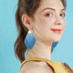 thumbnail image 2 of Pendientes Largos Elegantes Con Borla - Azul Cielo Xemadio LRWJ272-3, 2 of 6