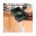 thumbnail image 5 of Caja de jabón montada en la pared Fácil de limpiar Soporte de jabón de estilo nórdico Suministros para el hogar Verde claro JM, 5 of 5