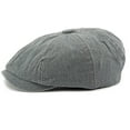 thumbnail image 4 of Men's Can Wear Beret Washed Denim Material Cap Couple Literary Painter Hat Retro Newsboy Cap, 4 of 5