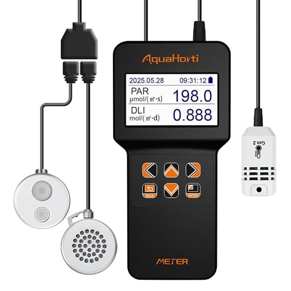 Par Mètre AquaHorti AH-200 avec Co2, Température et Humidité