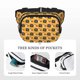 thumbnail image 5 of Fotbe Corgi Cangurera Cuadrada con Estampado de Doble Capa, Bolsa de Cintura Ajustable Mini para Hombres y Mujeres, 5 of 9